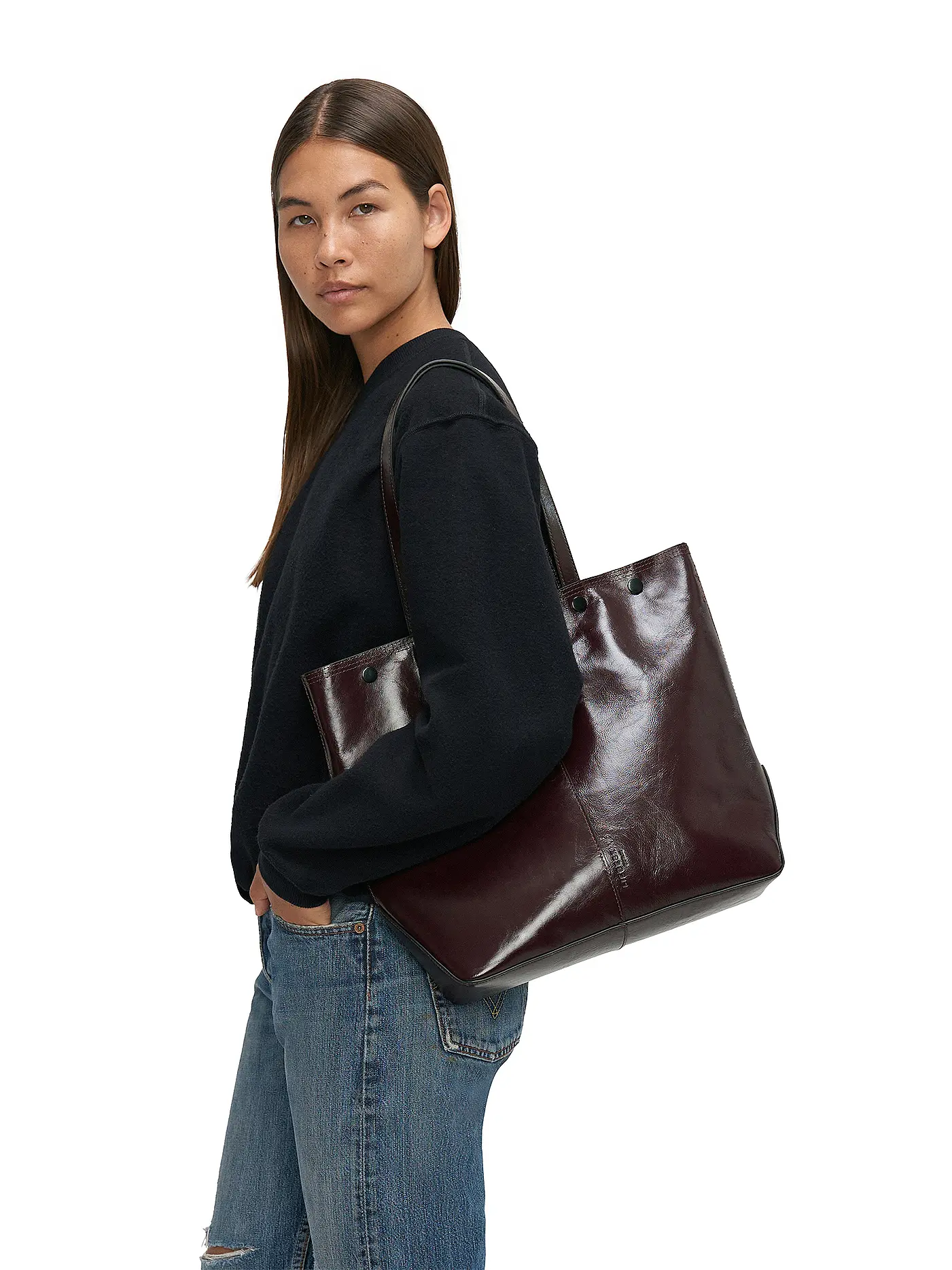 LIEBESKIND BERLIN | Ledertasche - Shopper RIVE Large | 